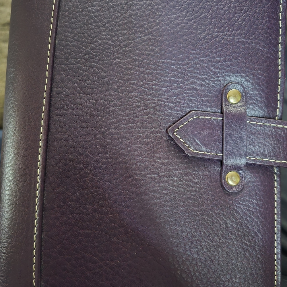 Franklin Covey Purple Leather Planner